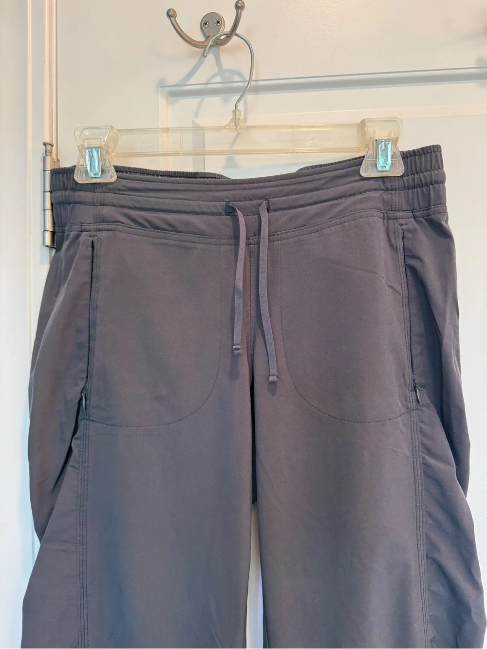 Athleta La Viva Gray Drawstring Jogger Pants